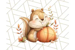Woodland Autumn Animals PNG Clipart for Fall & Harvest Product Image 3