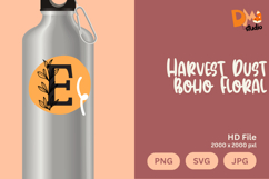 Harvest Dust Boho Floral Monogram Product Image 1