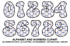 Baseball Sport Alphabet png clipart, baseball letters doodle Product Image 5