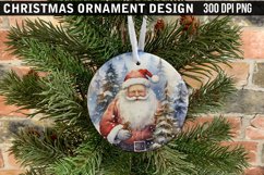 Christmas Ornament Sublimation PNG Design Product Image 1