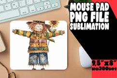 Halloween Scarecrow Mouse Pad PNG Product Image 1