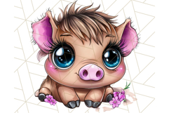 Safari Animals Clipart Png, Cute Kawaii Style for Crafts Product Image 3