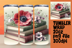 Stylish 20oz Tumbler Design , Books Product Image 1