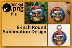 Merry Xmas Animal Circle Art Product Image 1