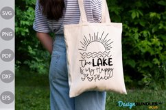 The Lake is my Happy Place SVG Design Product Image 2