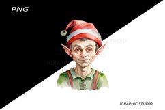 Christmas Clipart, Christmas Elf Clipart Product Image 1
