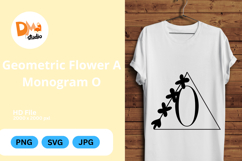 Geometric Flower Monogram Product Image 1