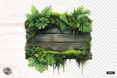 Summer Tropical Blank Signs Clipart Product Image 1