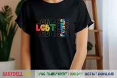 Lgbt power Sublimation PNG - Pride Digital Download Product Image 1