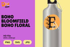 Boho Bloomfield Boho Floral Monogram Product Image 1