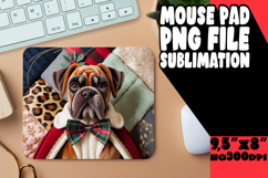 Cozy MOUSE MAT Inspirational Sublimation, Holiday Pets Product Image 1