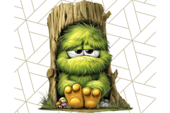 Quirky Monster Clipart PNG, Funny Spooky Creatures Product Image 3