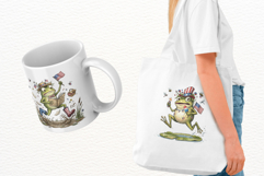 Patriotic Whimsical Frogs PNG Clipart Product Image 3
