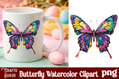Butterfly Flowers Clipart Bundle Sublimation png Butterfly Product Image 4