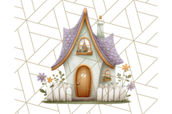 Whimsical Cottagecore Cottage PNG Clipart, Fairy House Png Product Image 3