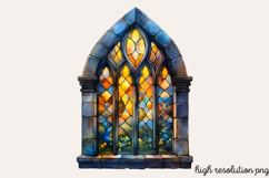 Antique Religiou Easter Clipart PNG Product Image 1