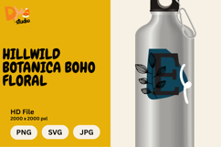 Hillwild Botanica Boho Floral Monogram Product Image 1