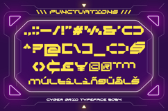 Cyber Grid - Cyber Crypto Font Product Image 15