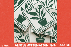 Floral line art: A Gentle Affirmation BUNDLE, Sublimation PN Product Image 19