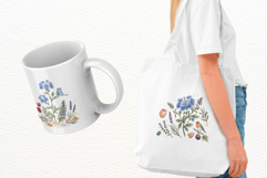 Mediterranean Summer Flowers Clipart Product Image 3