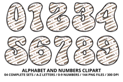 Baseball Sport Alphabet png clipart, baseball letters doodle Product Image 5