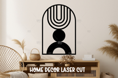 Mid Century Wall Art Laser Cut File for Home Decor Product Image 1