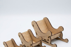 3 Sizes Santa Sleigh Laser Cut File Christmas Candy Dish DIY Product Image 4