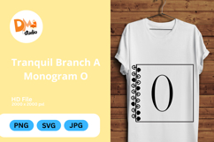 Tranquil Branch Monogram Icon Product Image 1