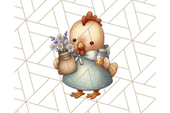Cottagecore Kitchen Chicken Clipart PNG, Fairytale Style Product Image 3