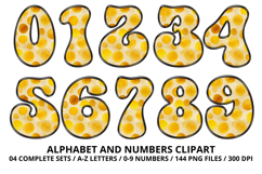 Honey bee Alphabet png clipart, honey bee letters doodle Product Image 5