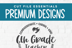 6th grade teacher svg - Sixth Grade Teacher unisex svg Product Image 6