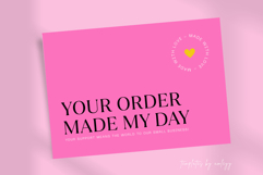 Thank You Card Template Canva Editable Design Small Business Product Image 5