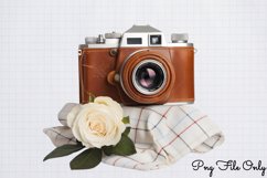Antique Winter Photography Clipart PNG Product Image 1