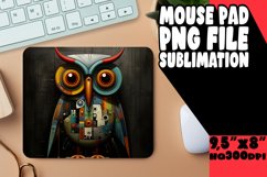 Stylish Owl Mouse Pad Sublimation Designs Product Image 1
