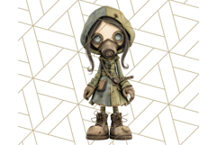 Creepy Dolls Clipart PNG Haunted Toy Characters Product Image 3
