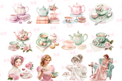 Mothers Day Tea Pary Clipart, 43 Png Bundle Product Image 2