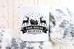 This House Believes Svg, Believe In Santa Svg, Christmas Svg Product Image 9