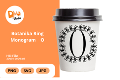 Botanika Ring Monogram Product Image 1