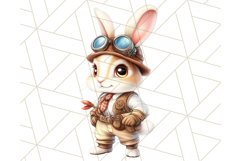Vintage Steampunk Forest Animal PNG Clipart for Sublimation Product Image 3