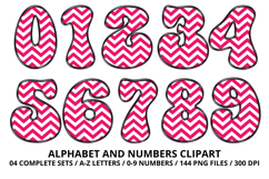 Watermelon Alphabet PNG Cute Summer Letters &amp; Numbers 300DPI Product Image 5