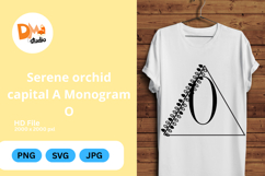 Serene Orchid Capital Monogram Product Image 1