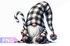 Christmas Gnome Sublimation Clipart PNG Product Image 1