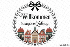 Willkommen in Unserem Zuhause Svg | Christmas Svg | Svg File Product Image 1