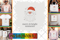 RADIANT PNG Art for TSHIRTS, Funny Santa Product Image 1