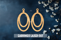 24 Earrings Laser Cut Template SVG File Product Image 16