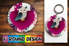 Enchanted Keychain Sublimation, Valenines Animals Product Image 1