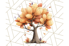 Woodland Forest Scene PNG Clipart, Fall Nature Elements Product Image 3