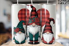 Christmas Gnome Tumbler Wrap - High Quality 300 Dpi Product Image 1