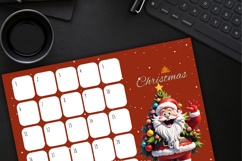 Christmas advent calendar, Christmas countdown calendar Product Image 3