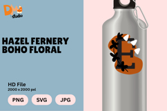 Hazel Fernery Boho Floral Monogram Product Image 1